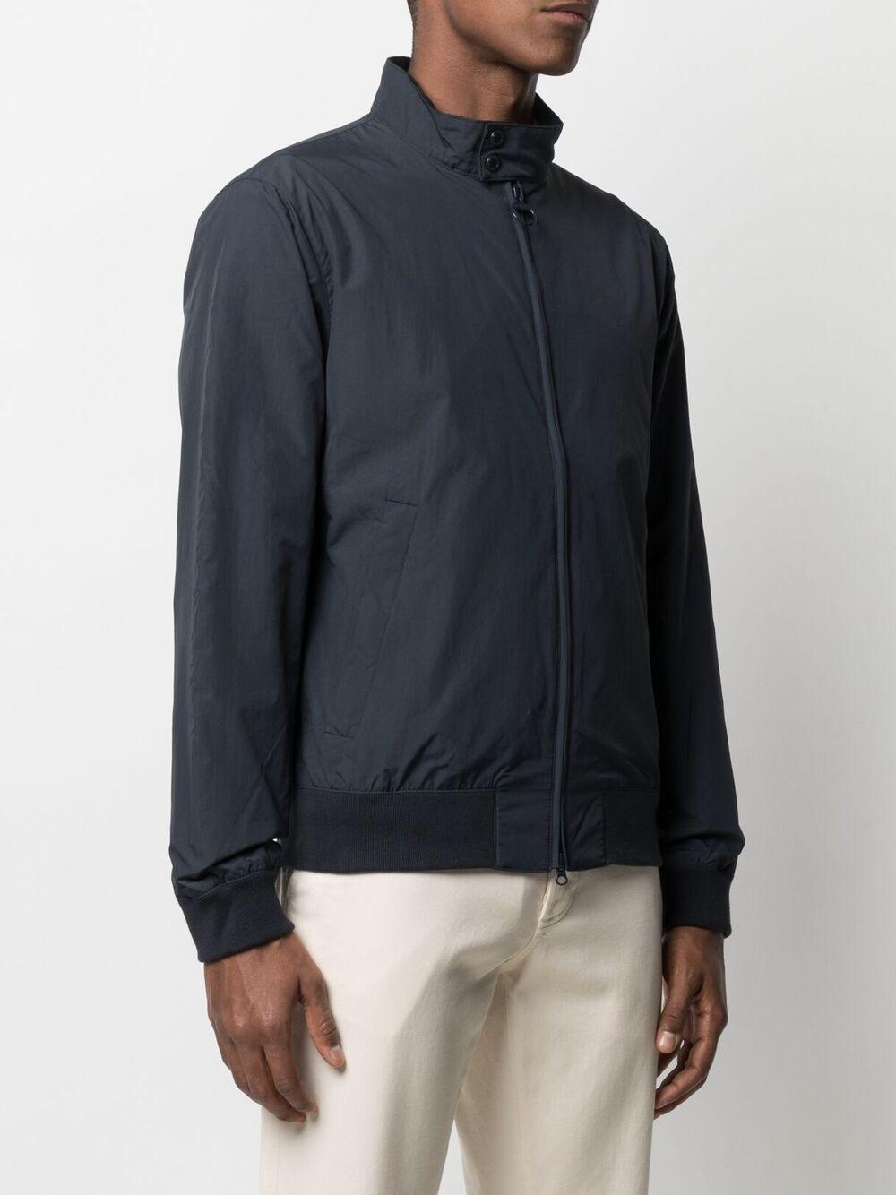 Bomber royston in blu BARBOUR - uomo 