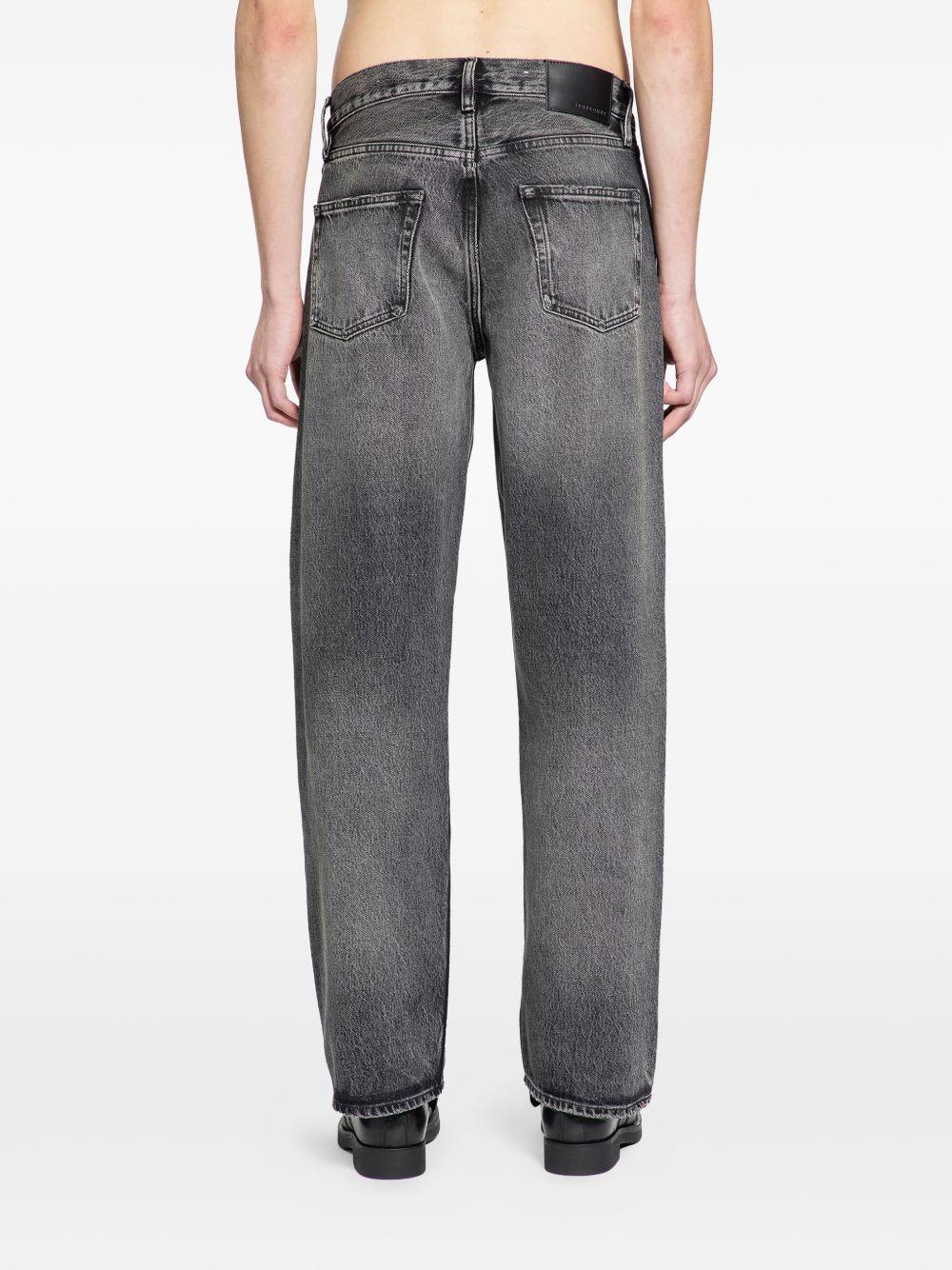 Jeans con effetto schiarito in nero Sunflower - uomo 