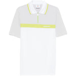 Polo con zip in bianco Casablanca - uomo 