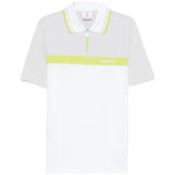 Polo con zip in bianco Casablanca - uomo 