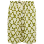 Shorts con coulisse in bianco Laneus - uomo 