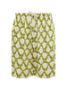 Men's Laneus white drawstring shorts