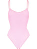 Costume da bagno intero increspato Pamela in rosa Hunza g - donna