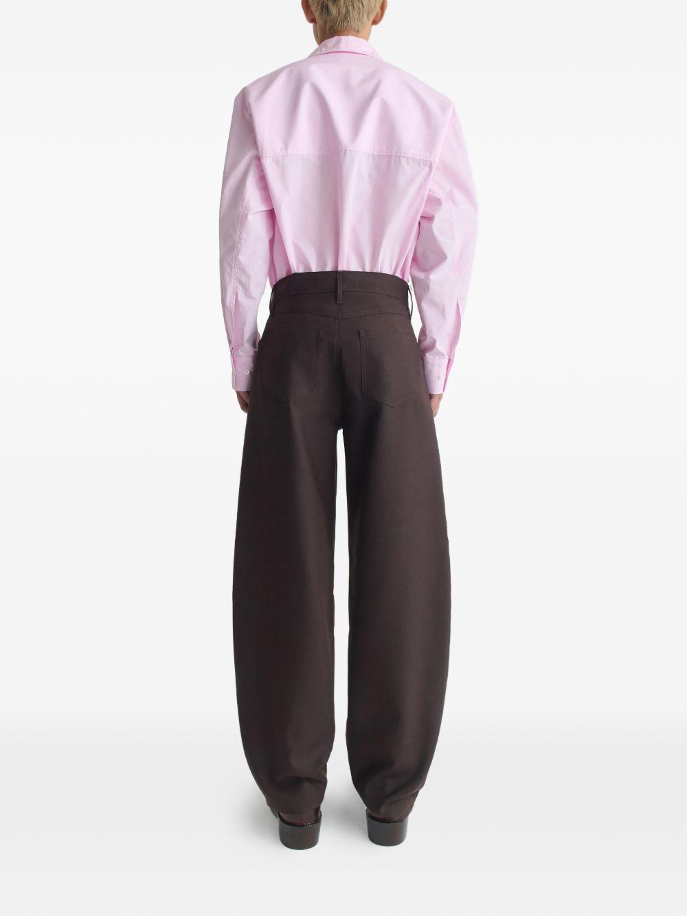 Pantaloni Gino con applicazione in marrone Sefr - uomo 
