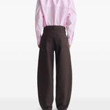 Pantaloni Gino con applicazione in marrone Sefr - uomo 