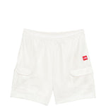 Pantaloncini con dettagli a fibbia in bianco The north face - uomo 