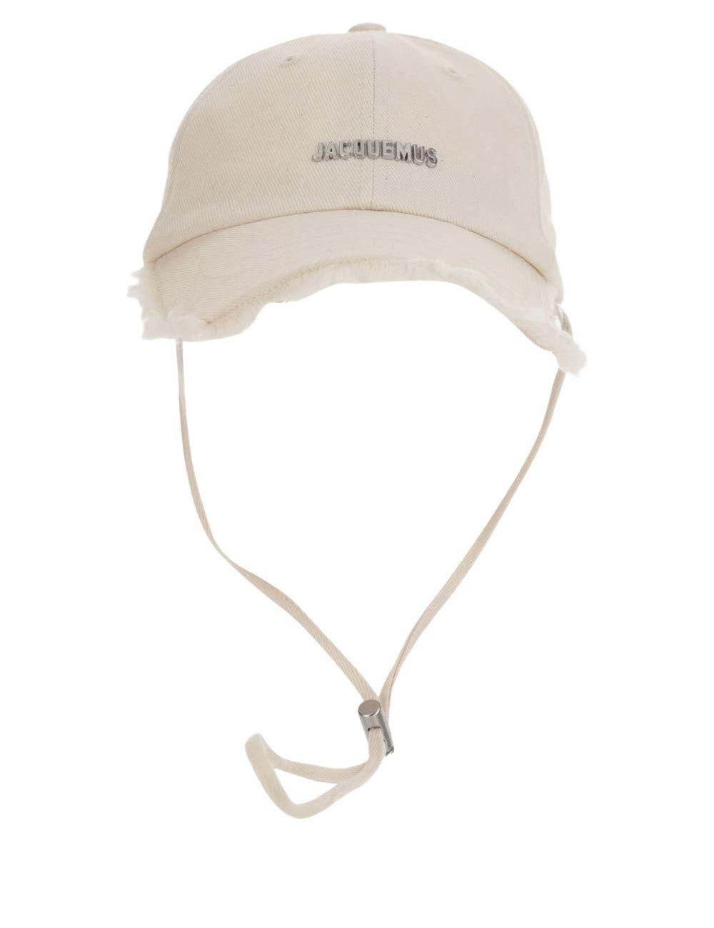 Cappello da baseball la casquette artichaut in avorio Jacquemus - unisex 