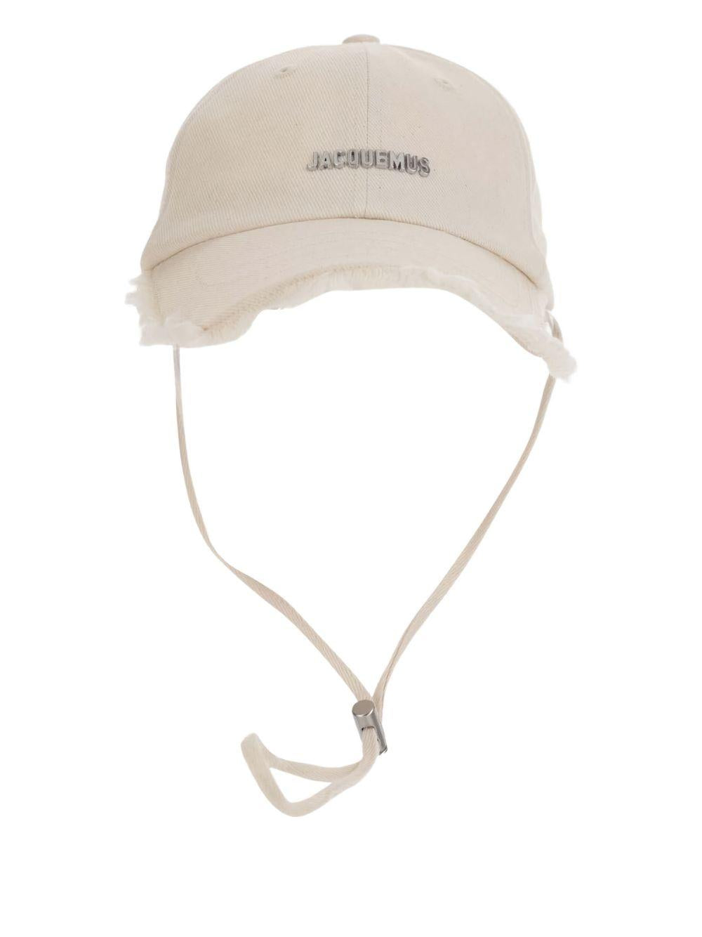 Cappello da baseball la casquette artichaut in avorio Jacquemus - unisex 