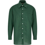 Camicia a righe grinda in verde Namacheko - uomo 