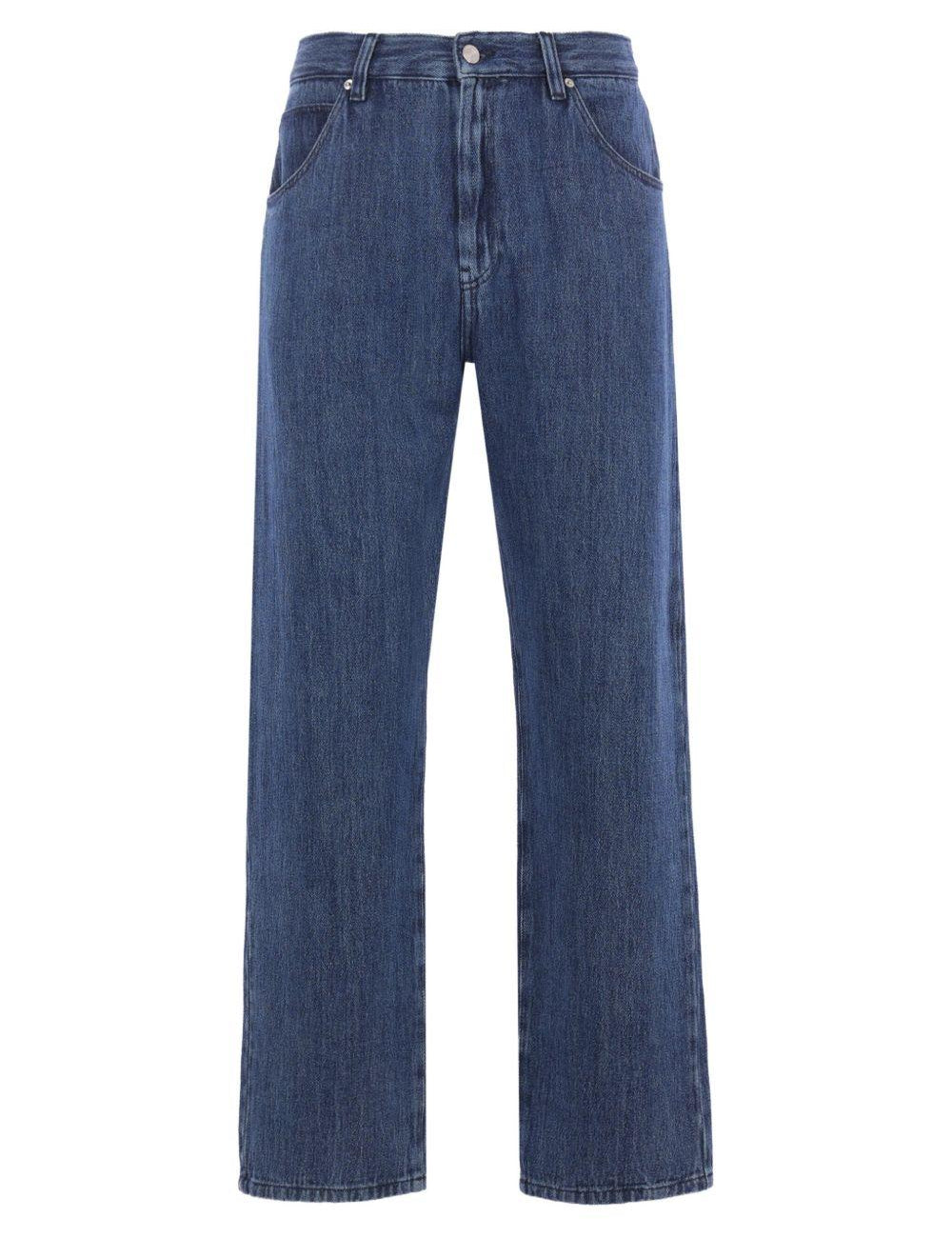 Jeans a gamba dritta in blu Namacheko - uomo 