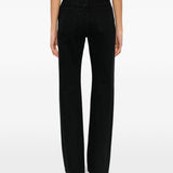 Jeans dritti Danielle in nero Khaite - donna 