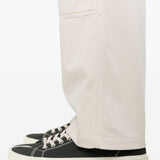 Pantaloni con cuciture a contrasto in avorio MM6 Maison Margiela - uomo 