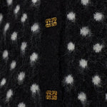 Cardigan a pois in nero Ganni - donna 