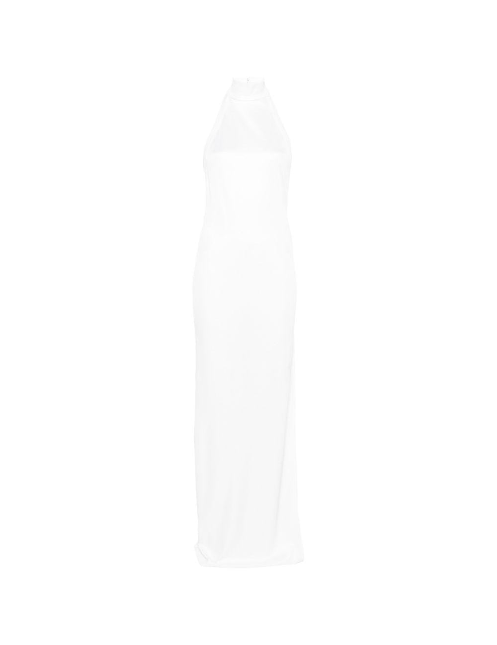 Abito lungo scollo americano Cleo in bianco The Andamane - donna 