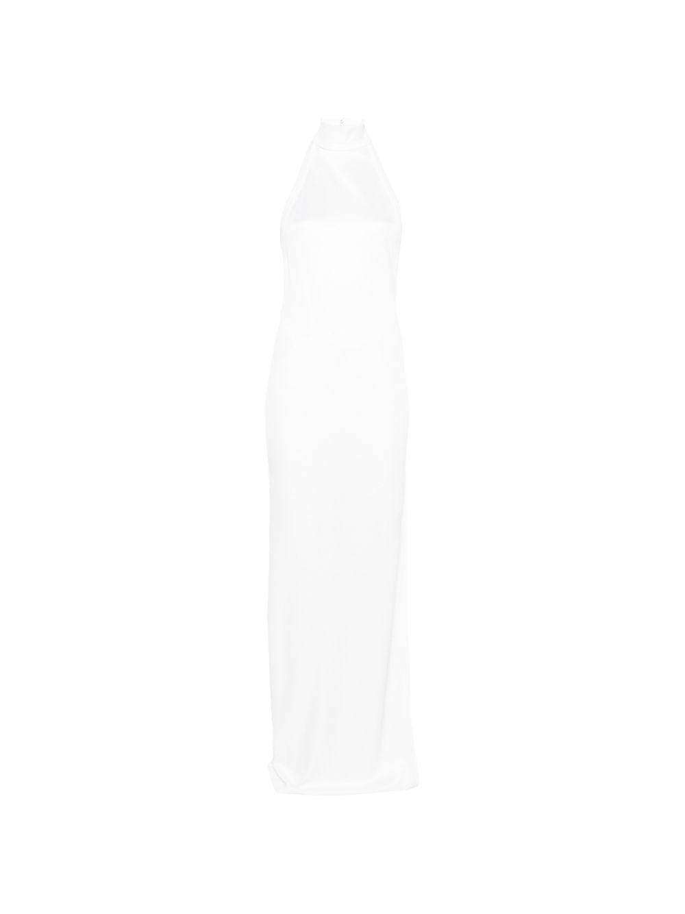 Abito lungo scollo americano Cleo in bianco The Andamane - donna 