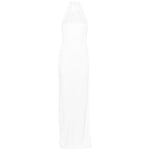 Abito lungo scollo americano Cleo in bianco The Andamane - donna 