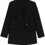 Blazer doppiopetto in nero Philosophy Di Lorenzo Serafini - donna 