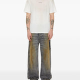 T-shirt in jersey in bianco 44 label group - uomo 