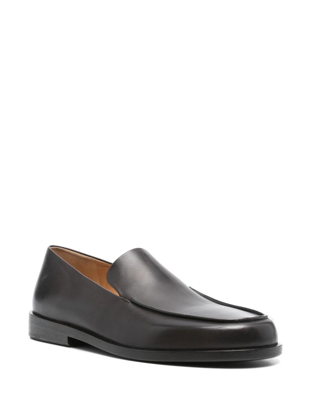 Mocassini in pelle in nero Marsell - uomo 