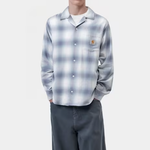 Camicia Tyers a scacchi in blu e bianco 