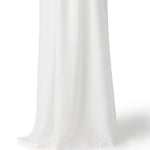 Sciarpa oversize con frange in bianco Brunello cucinelli - donna 
