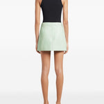 Minigonna Reedition con logo in verde Courrèges - donna 