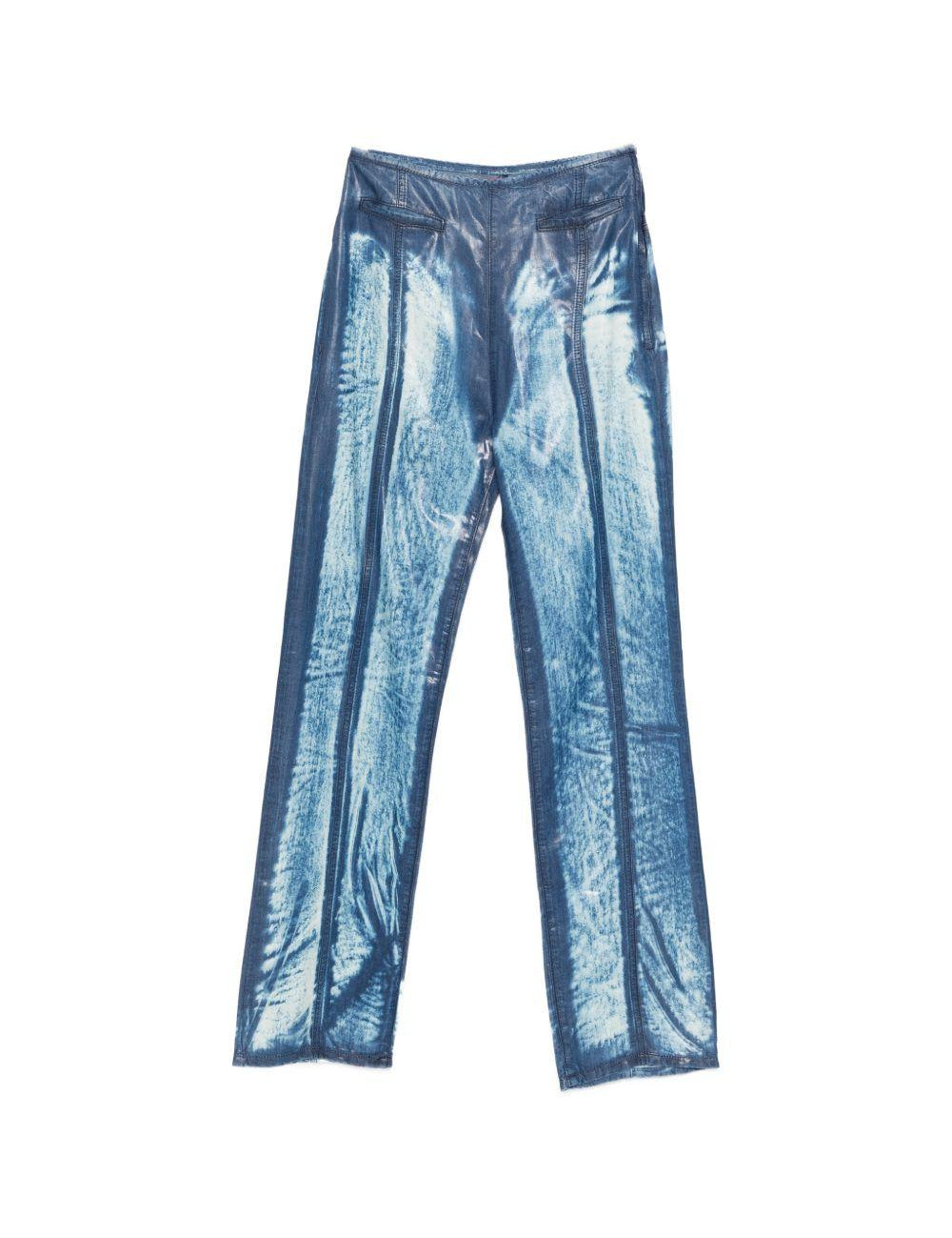 Jeans a pannelli in blu Diesel - donna 