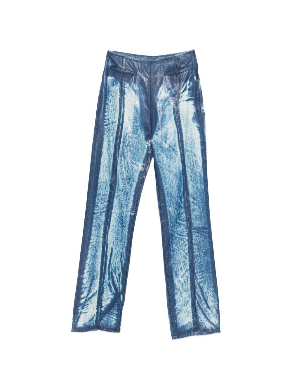 Jeans a pannelli in blu Diesel - donna 