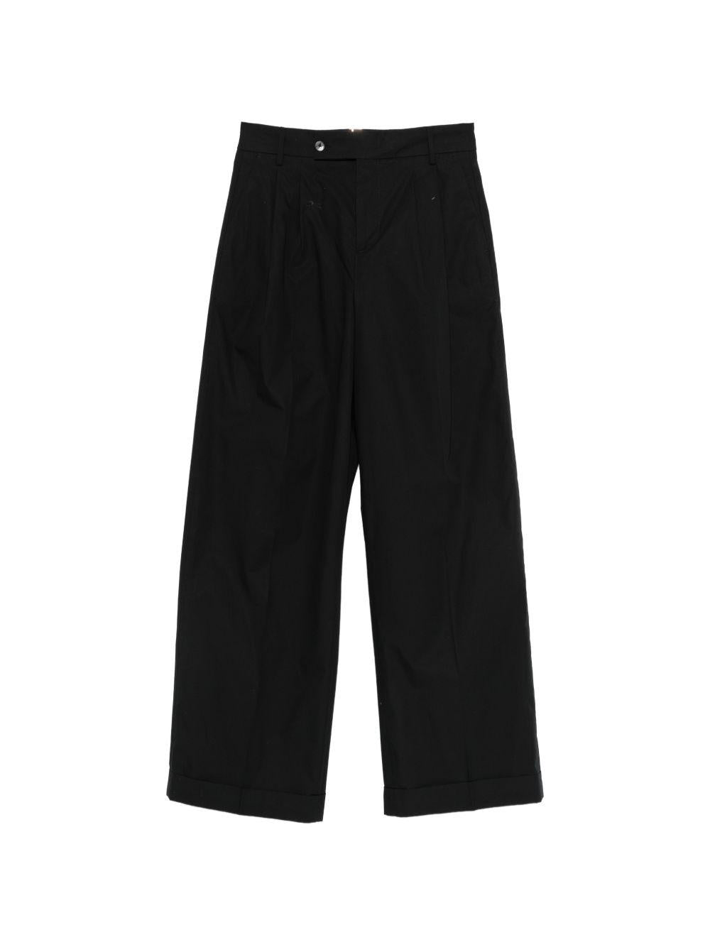 Pantaloni a gamba ampia in nero Briglia 1949- donna 