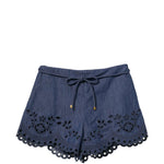Shorts mahon con ricamo in blu Zimmermann - donna 