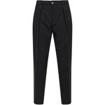 Pantaloni a pieghe con elastico in vita in nero Briglia 1949 - donna 