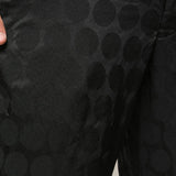 Pantaloni con trama geometrica in nero Comme des Garçons Homme Plus - uomo 