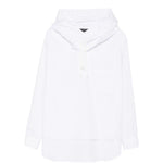Felpa con design camicia in bianco Comme des Garçons Homme Plus - uomo 