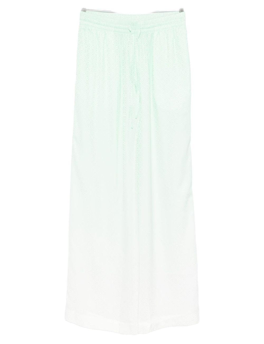 Pantaloni effetto sfumato in verde chiaro Casablanca - uomo 