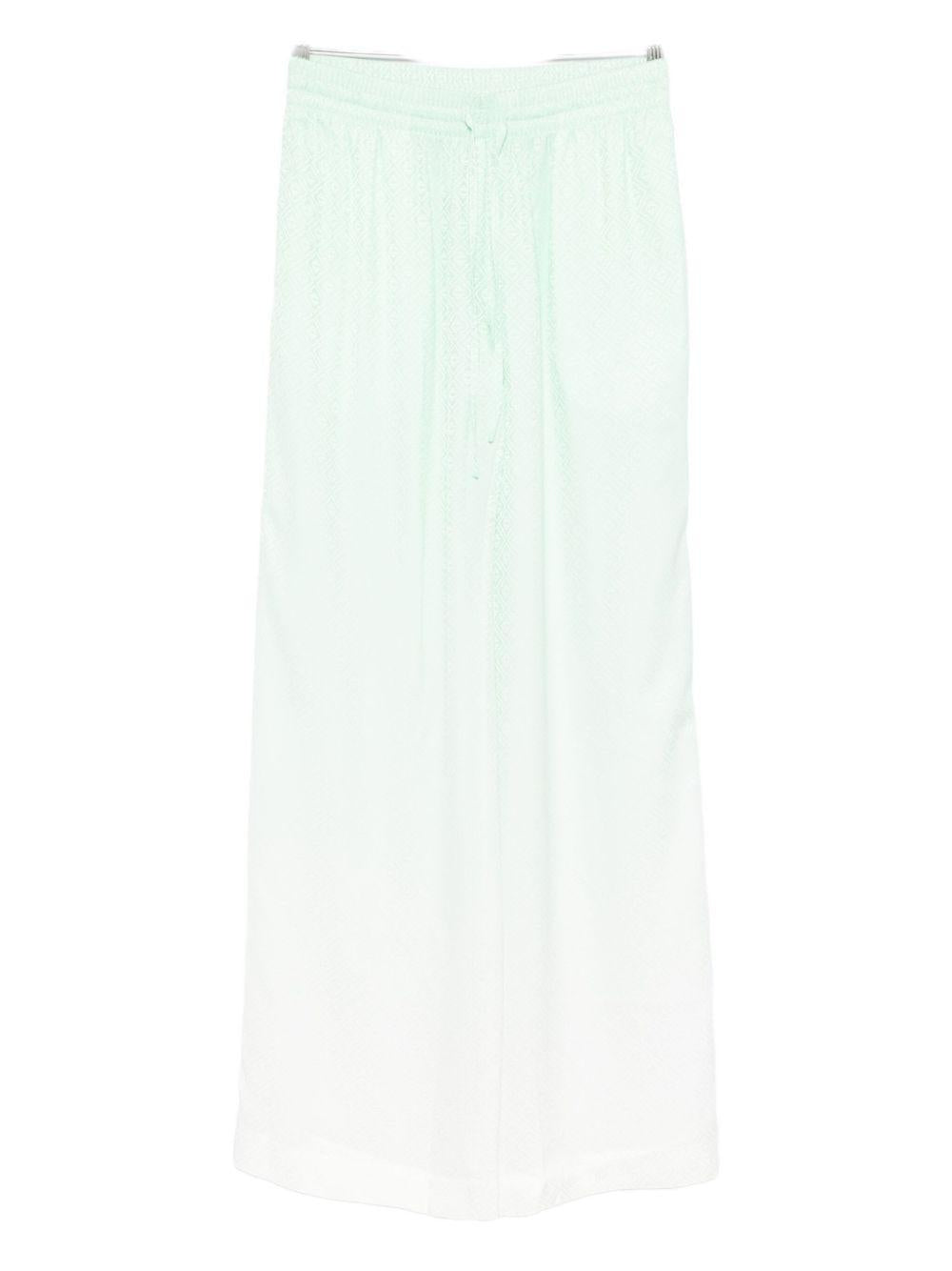 Pantaloni effetto sfumato in verde chiaro Casablanca - uomo 