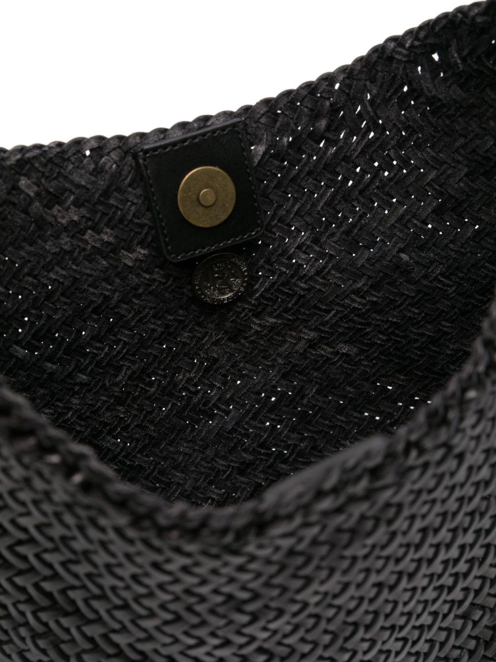 Borsa a spalla Luna Mezza in nero Dragon Diffusion - donna 