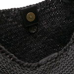 Borsa a spalla Luna Mezza in nero Dragon Diffusion - donna 