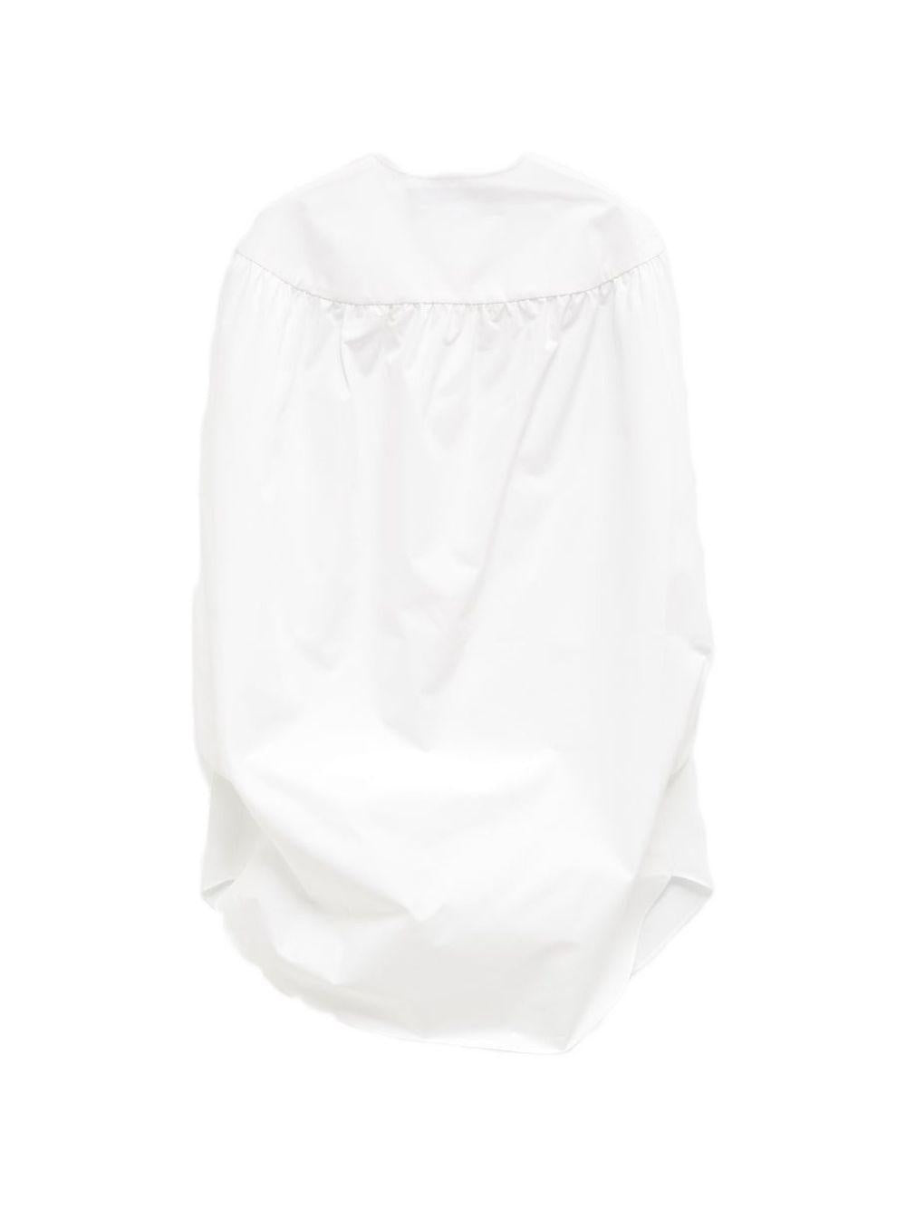 Chemisier Berlingot con arricciatura in bianco Jacquemus - donna 