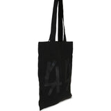 Borsa tote con logo in nero 44 Label Group - donna 