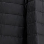 Giacca con cappuccio ziplock in nero Rick Owens x Moncler - unisex<BR/> 