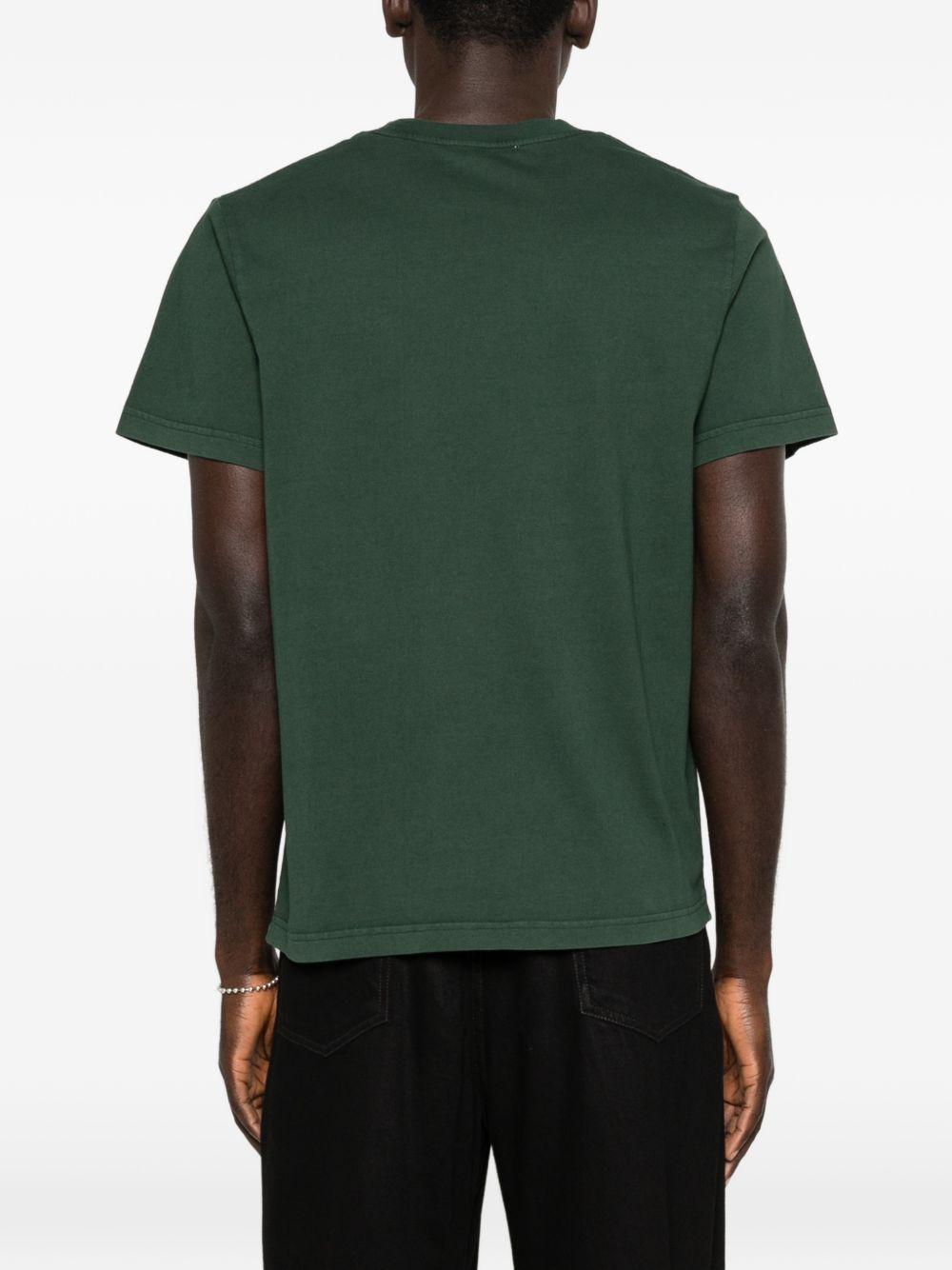 T-shirt girocollo in verde Entire studios - unisex 