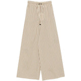 Pantaloni Ordine a righe in marrone Maxmara - donna 