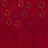 Gilet con ricamo in rosso Glass cypress - uomo 