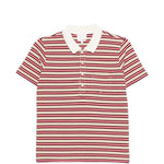 Polo con colletto a righe in beige e rosso A.P.C. - donna 