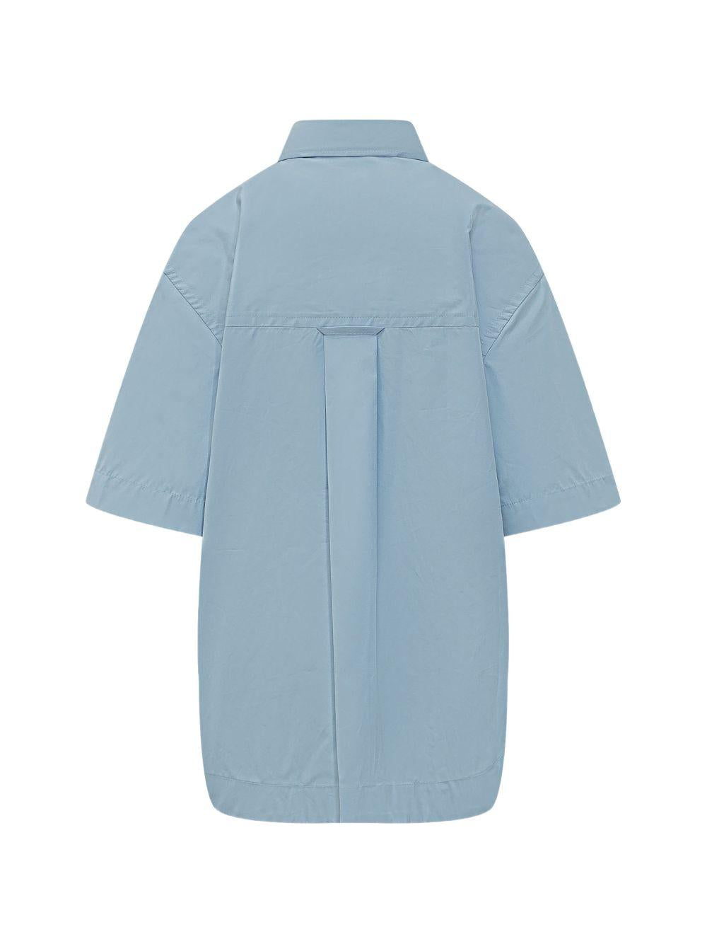 Camicia lunga Ami de Coeur in azzurro Ami Paris - donna 