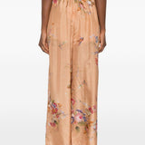 Pantaloni Patience a fiori in beige Zimmermann - donna 