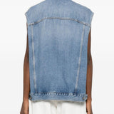 Gilet denim in blu Haikure - donna 
