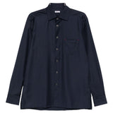 Camicia Nerano con taschino in blu Kiton - uomo 