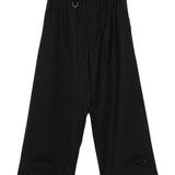Pantaloni con coulisse in nero Y-3 - uomo 