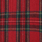 Gilet a quadri con zip in rosso Undercover - uomo 